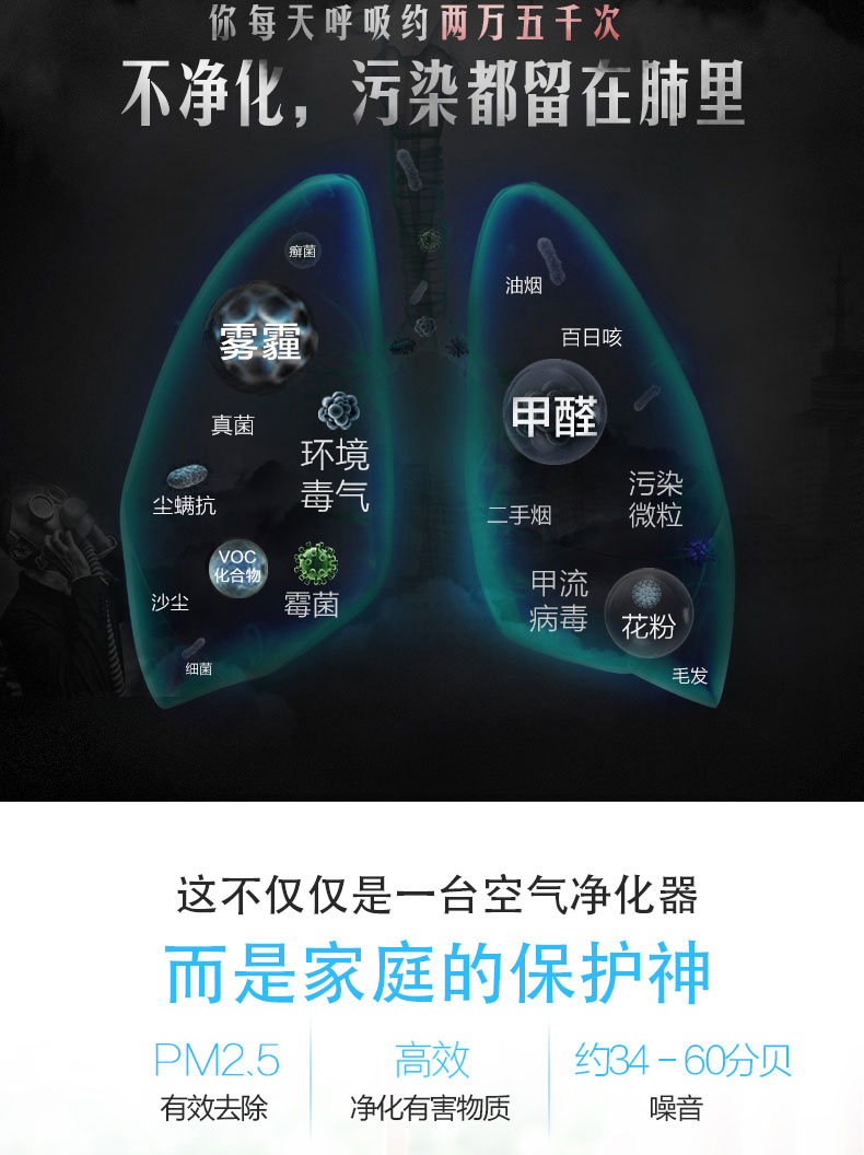 净化肺里的污染空气